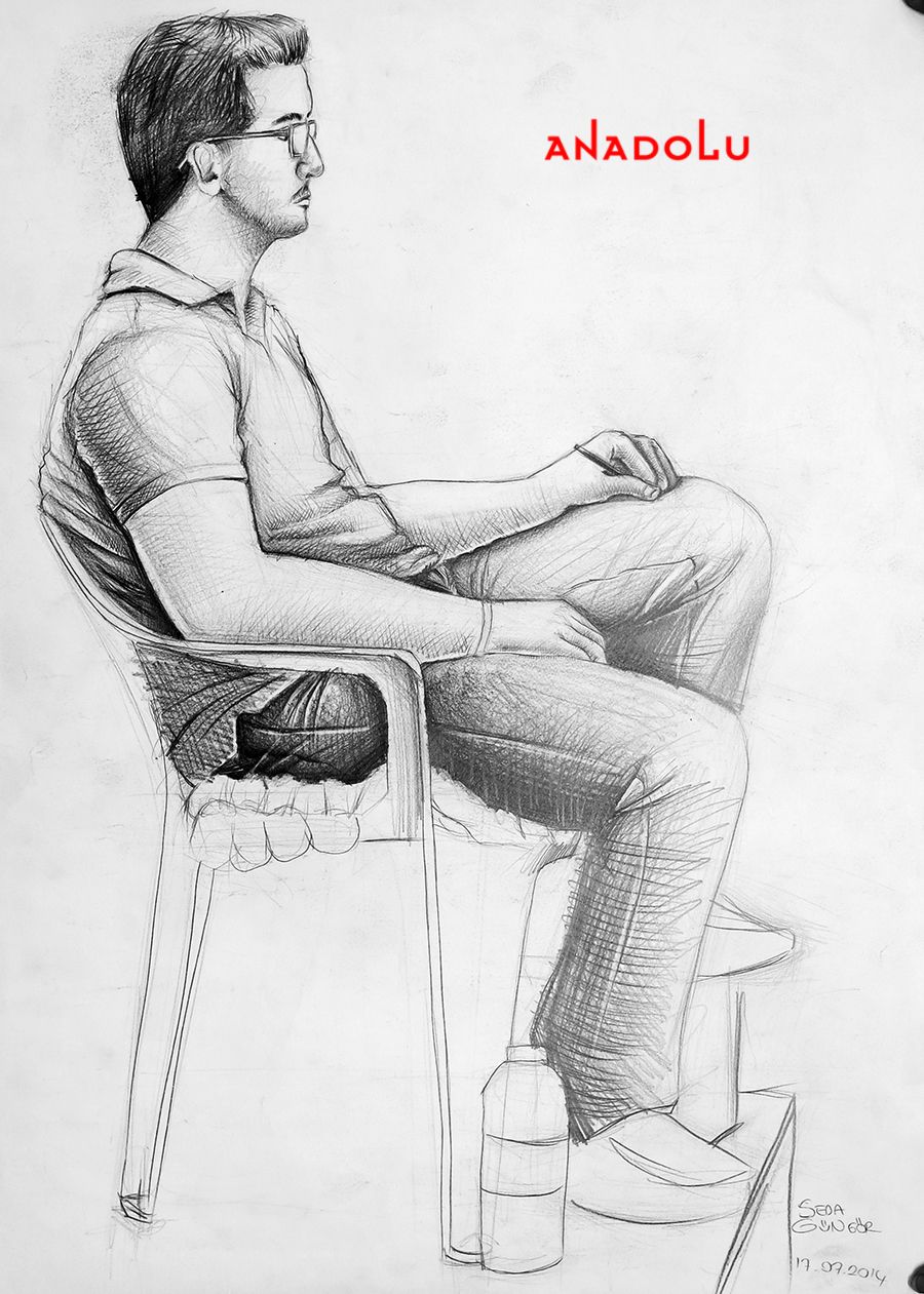 İzmir'de Güzel Sanatlar Fakülteleri İçin Kara kalem Çizimler