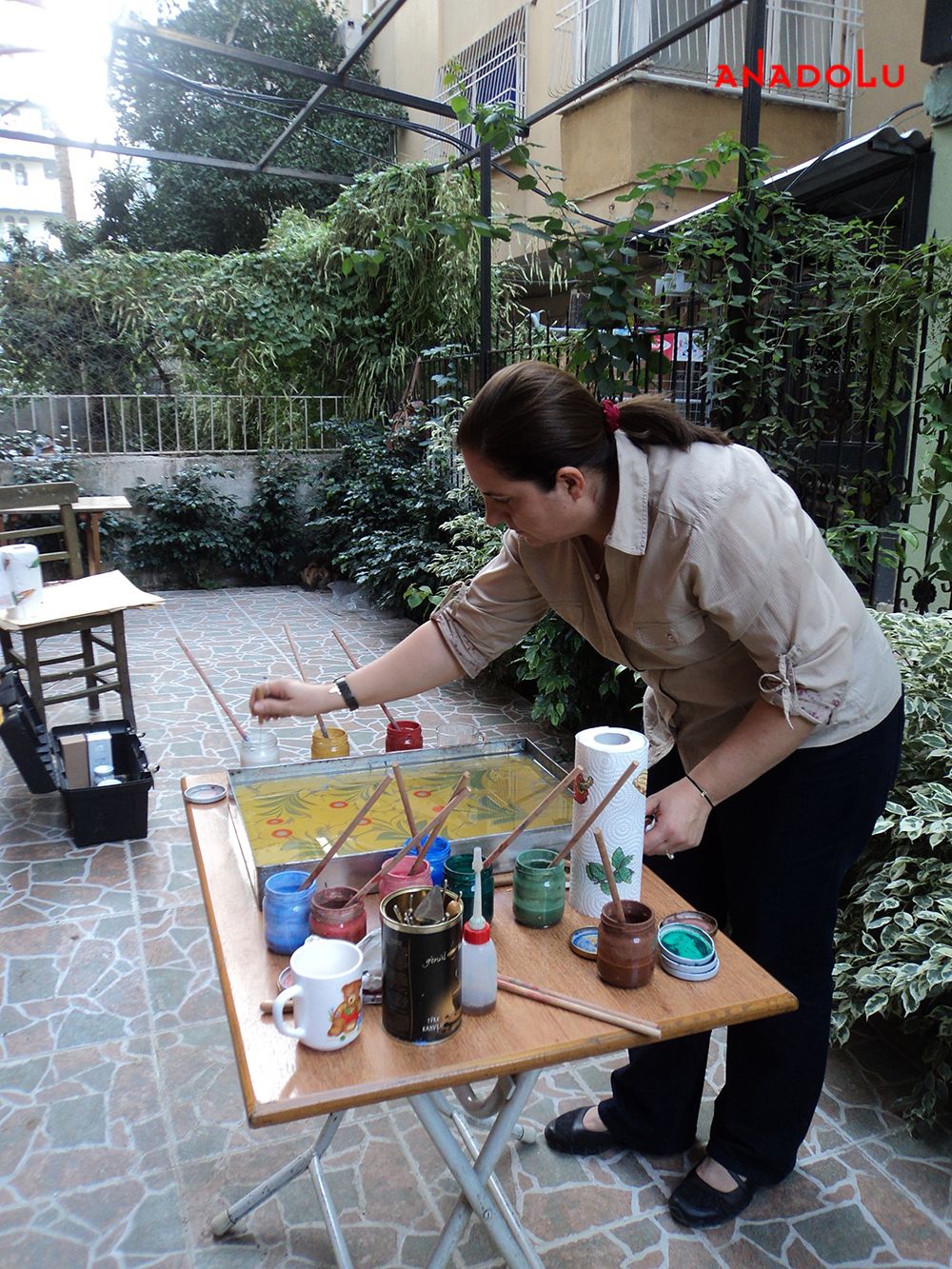 Açık Havada Ebru Çalışması İzmir