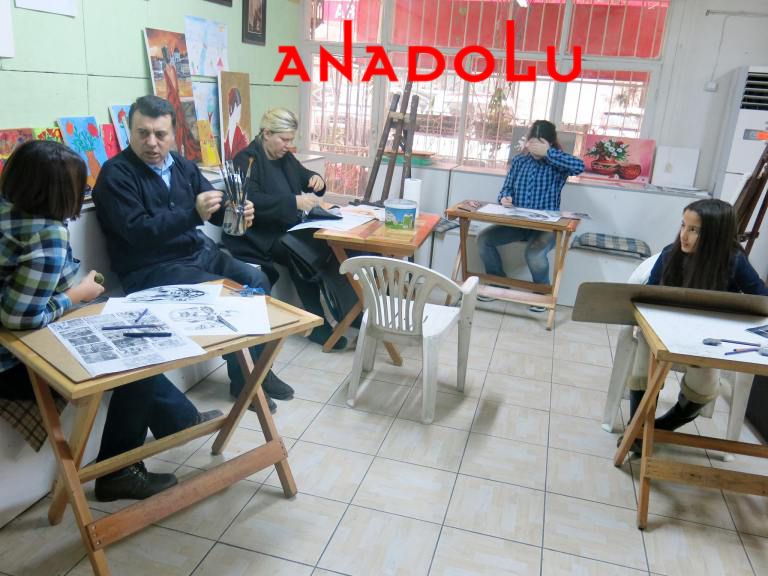 Teknik Dersler Karakalem Çalışmaları İzmir