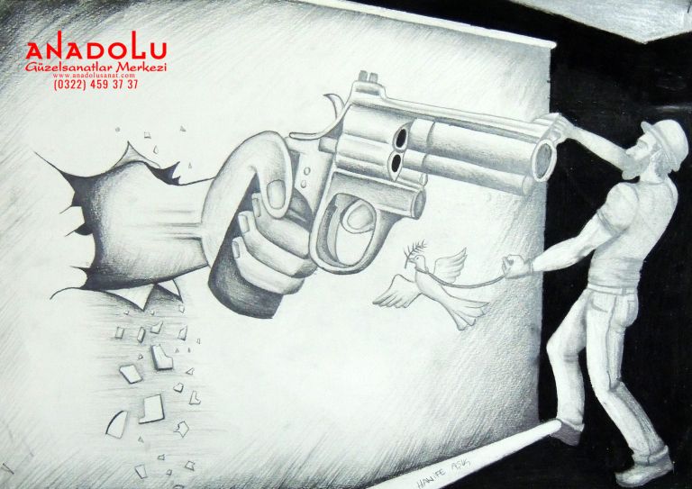 Anadolu Güzel Sanatlar İmgesel Çizim Örnekleri İzmir
