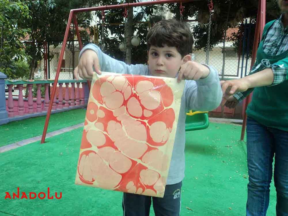 Çocuklara Yönelik Ebru Eğitimleri İzmir