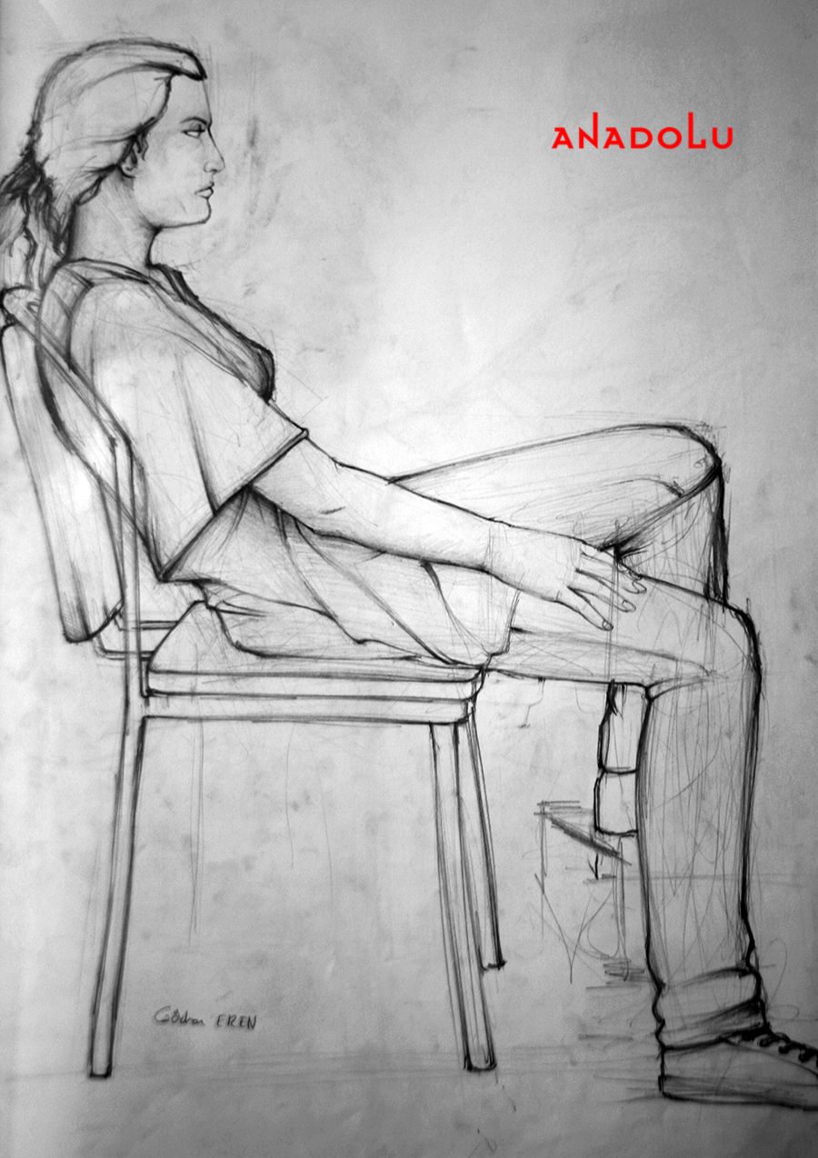 İzmir'de Güzel Sanatlar Fakülteleri İçin Kara kalem Çizimler