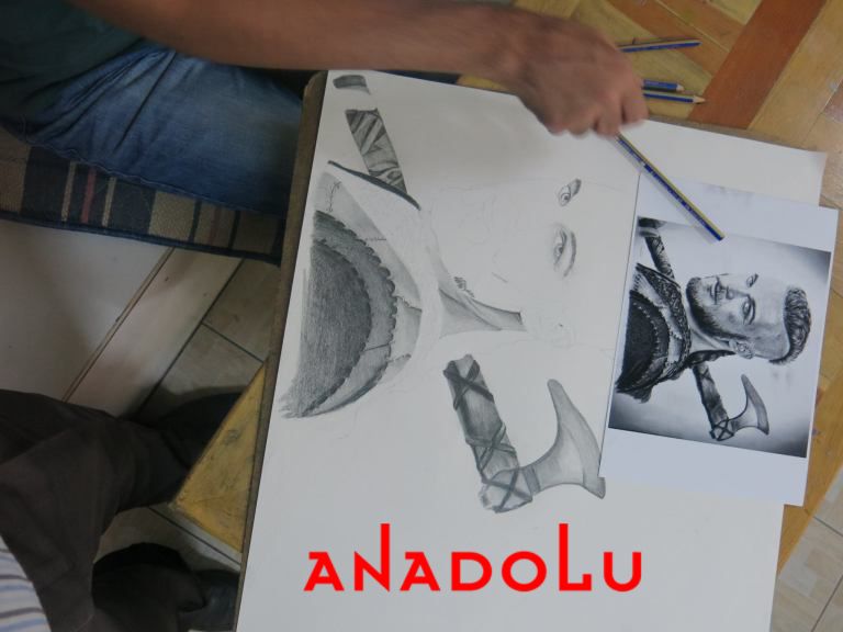 Karakalem Potre Çalışması İzmir